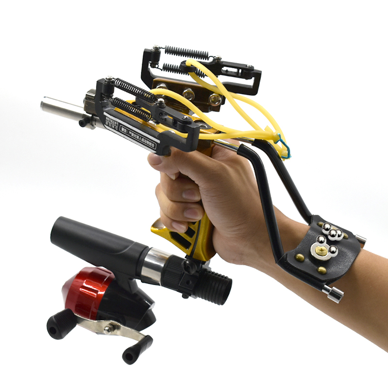 Drone Xl Rc - Upgraded Hand-held Metal Slingshot with Rubber