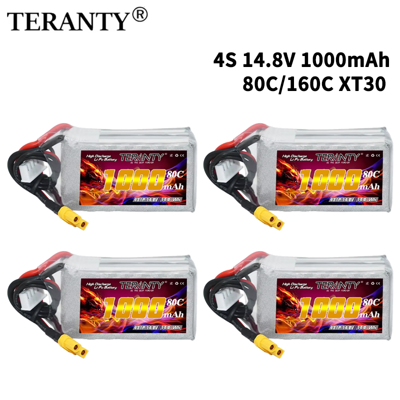 Nano Quad Fpv - TERANTY 4S 1000mAh 14.8V 80C/160C Lipo