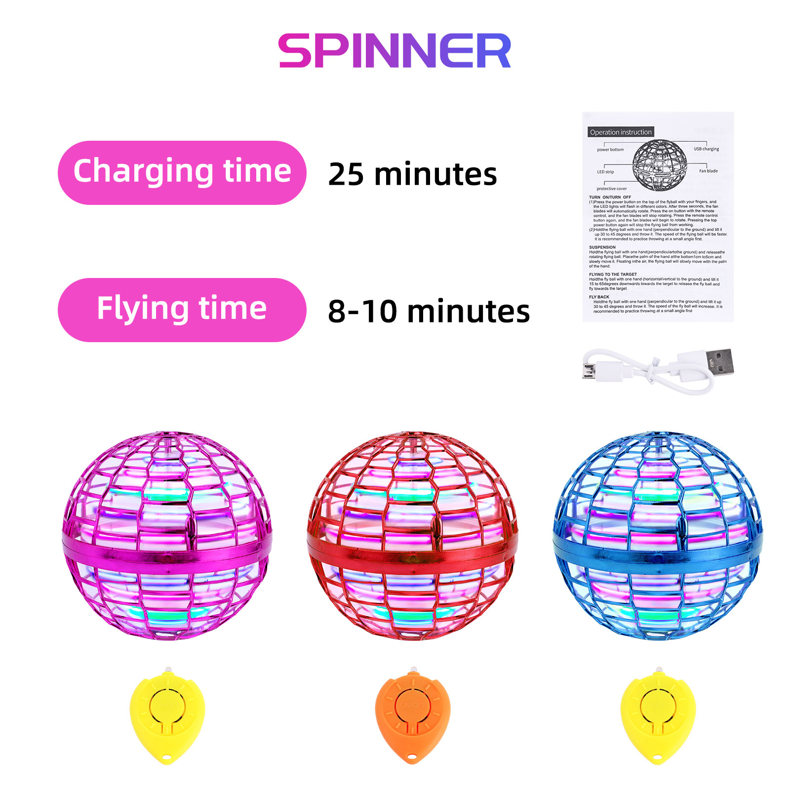 Orbital Sphere Flying Ball Toy - Drone Ball Rc review and price