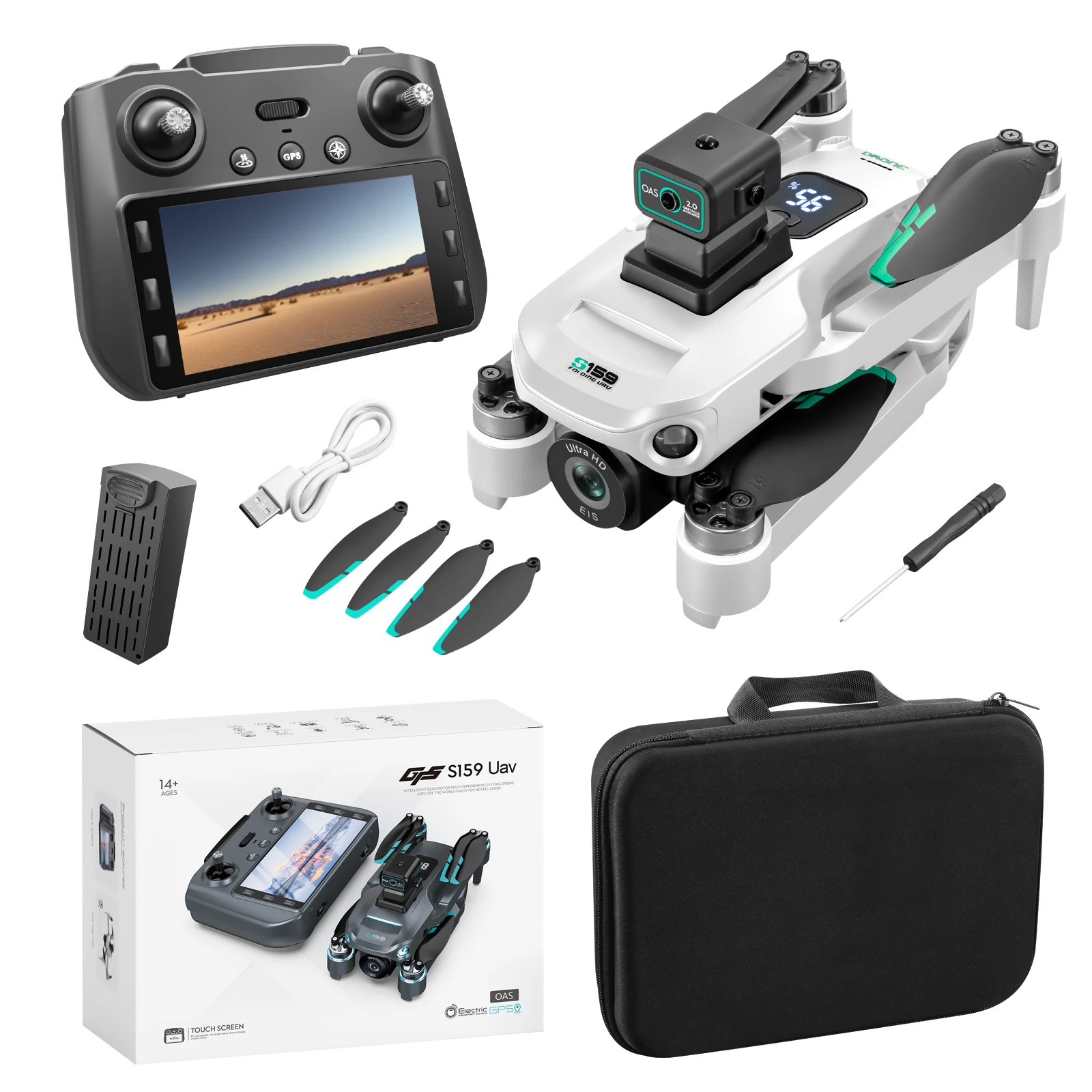 Professional S159 GPS Drone Wi - Drone Rc Gps S159 review and price