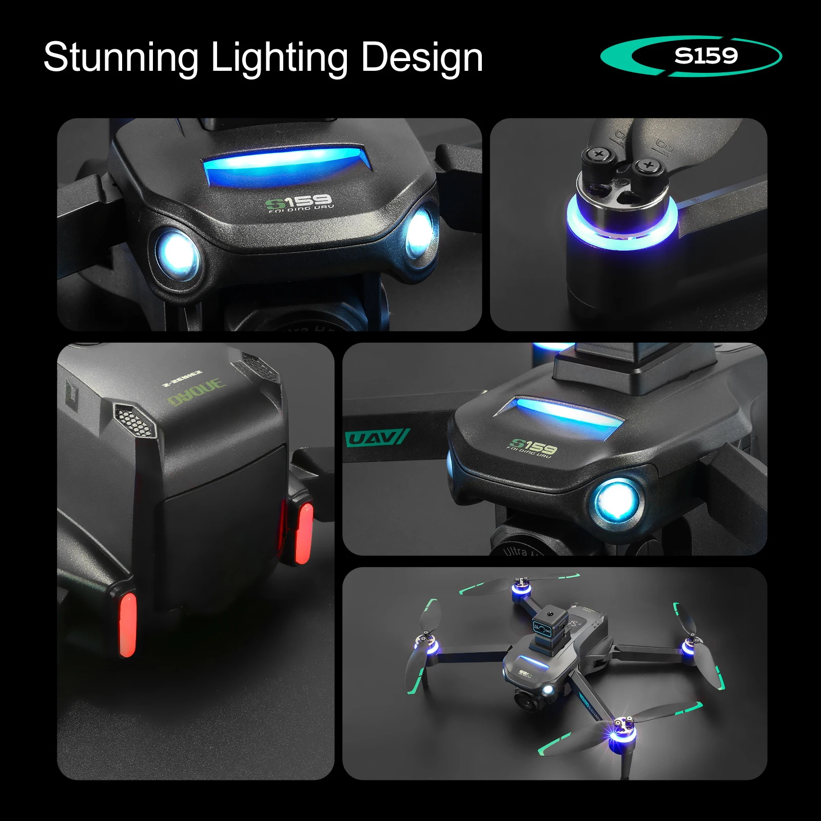 Professional S159 GPS Drone Wi - Drone Rc Gps S159 review and price