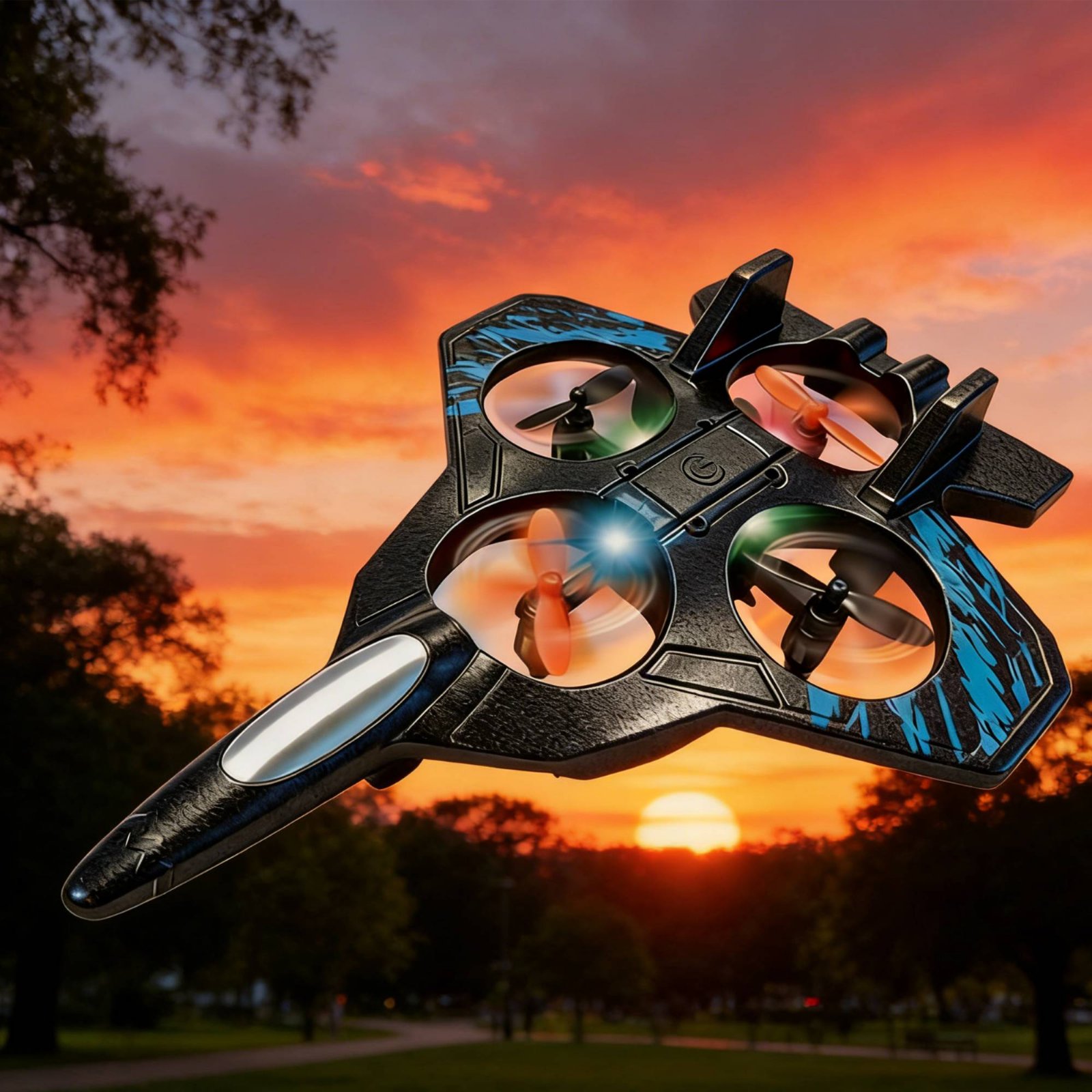 Acrobatic Drone Drop Resistant - Drone Rc Fighter Jet review and price