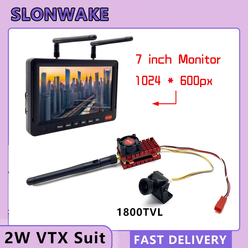 SLONWAKE 5.8G 2W VTX FPV 1800T - Drone Ae Rc review and price