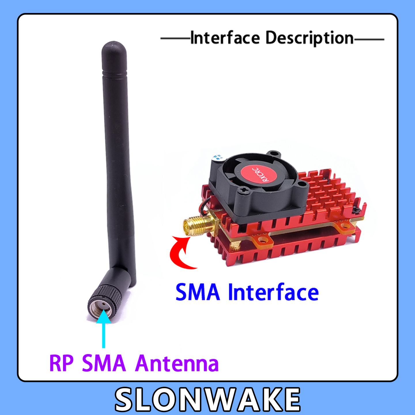 SLONWAKE 5.8G 2W VTX FPV 1800T - Drone Ae Rc review and price