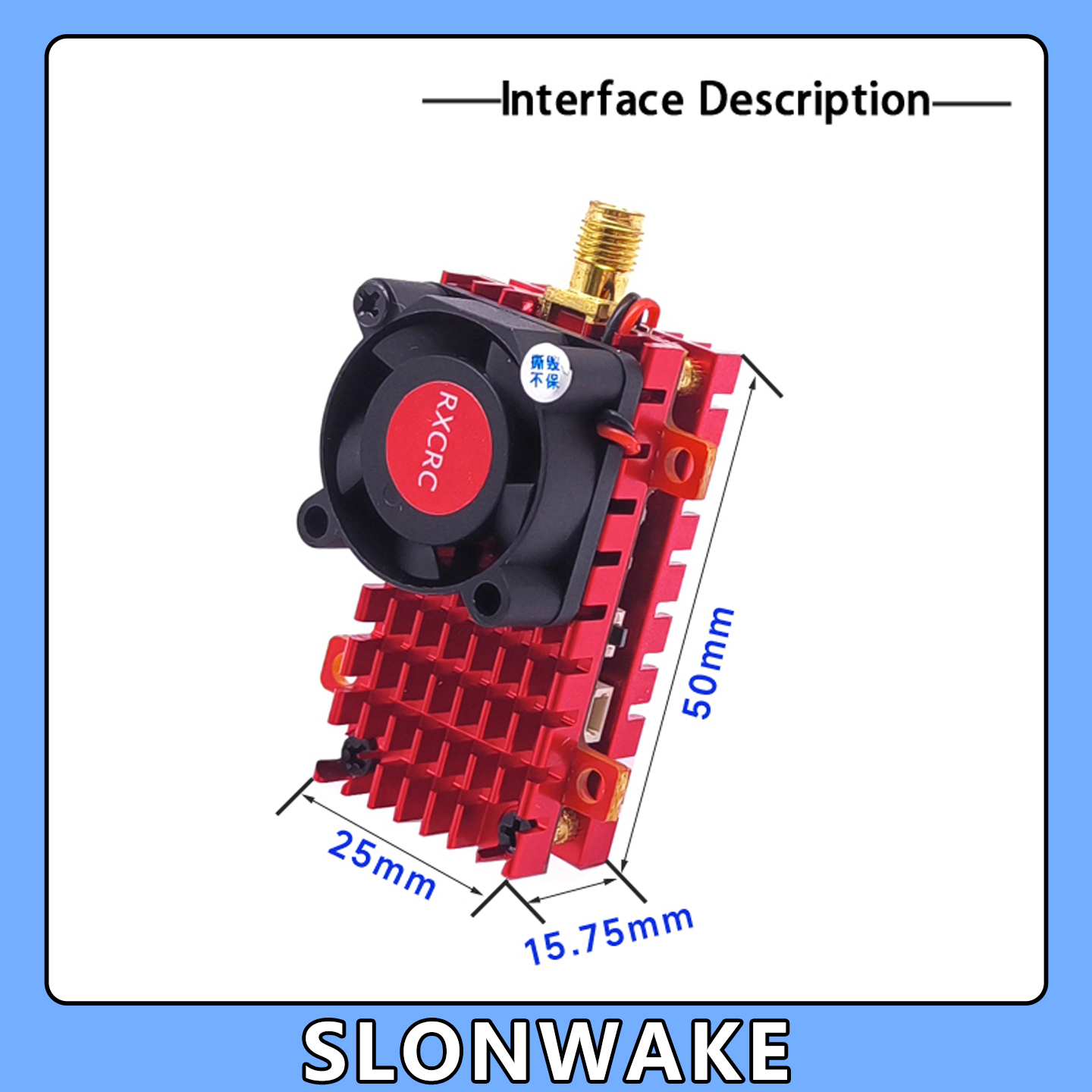 SLONWAKE 5.8G 2W VTX FPV 1800T - Drone Ae Rc review and price