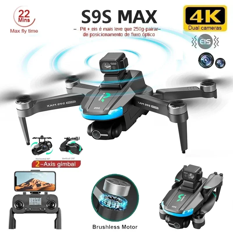 NEW S9S MAX MINI Drone 4K 2-Ax - Drone Ae Rc review and price