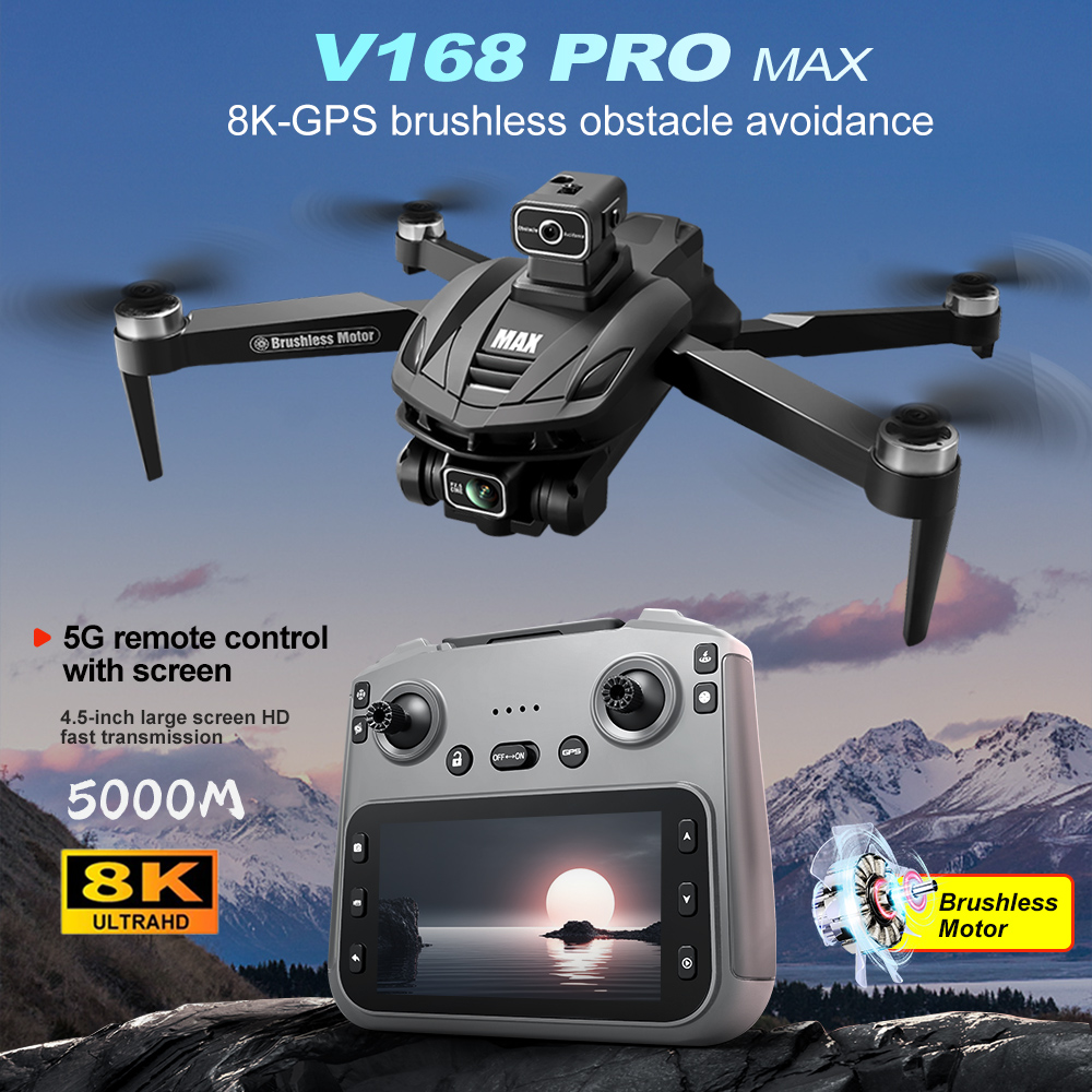 V168 PRO Max GPS Drone 8K Prof - Drone Rc Pro review and price