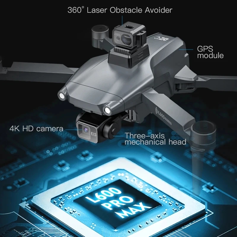 L600 PRO MAX GPS Drone Profess - Drone Rc Pro review and price
