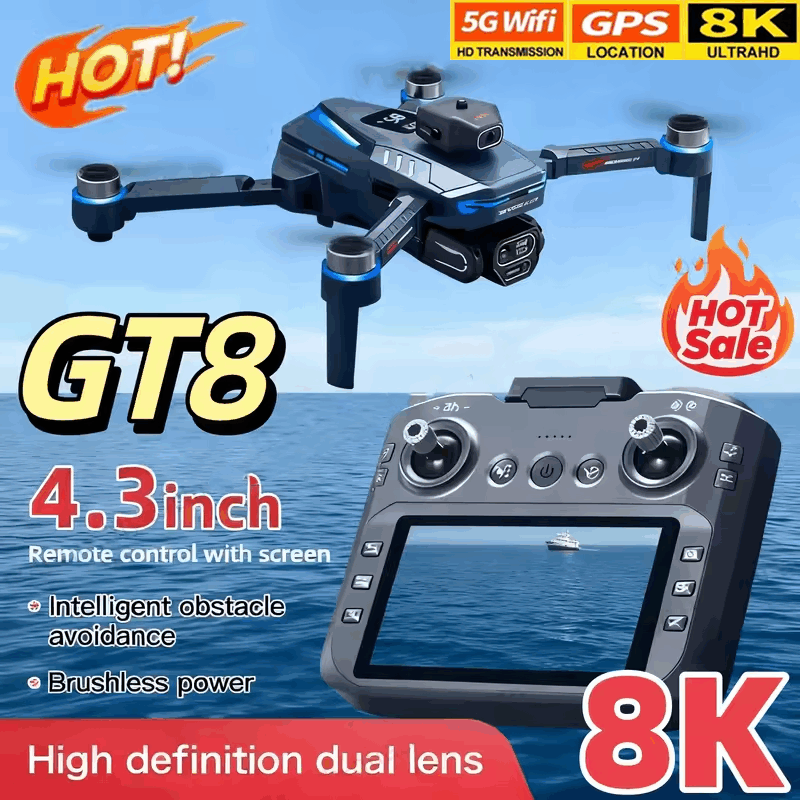 GT8 Drone 8K HD Camera 5G WIFI - Drone Rc Price review and price