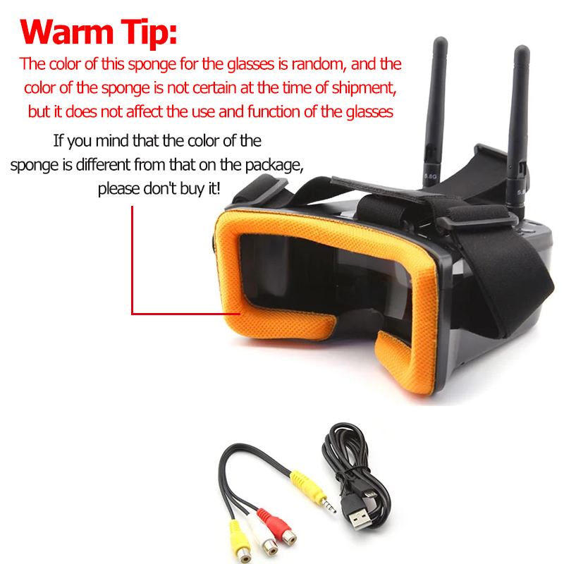 VR009 FPV Video Goggles 3Inch  - Nano Quad Fpv review and price