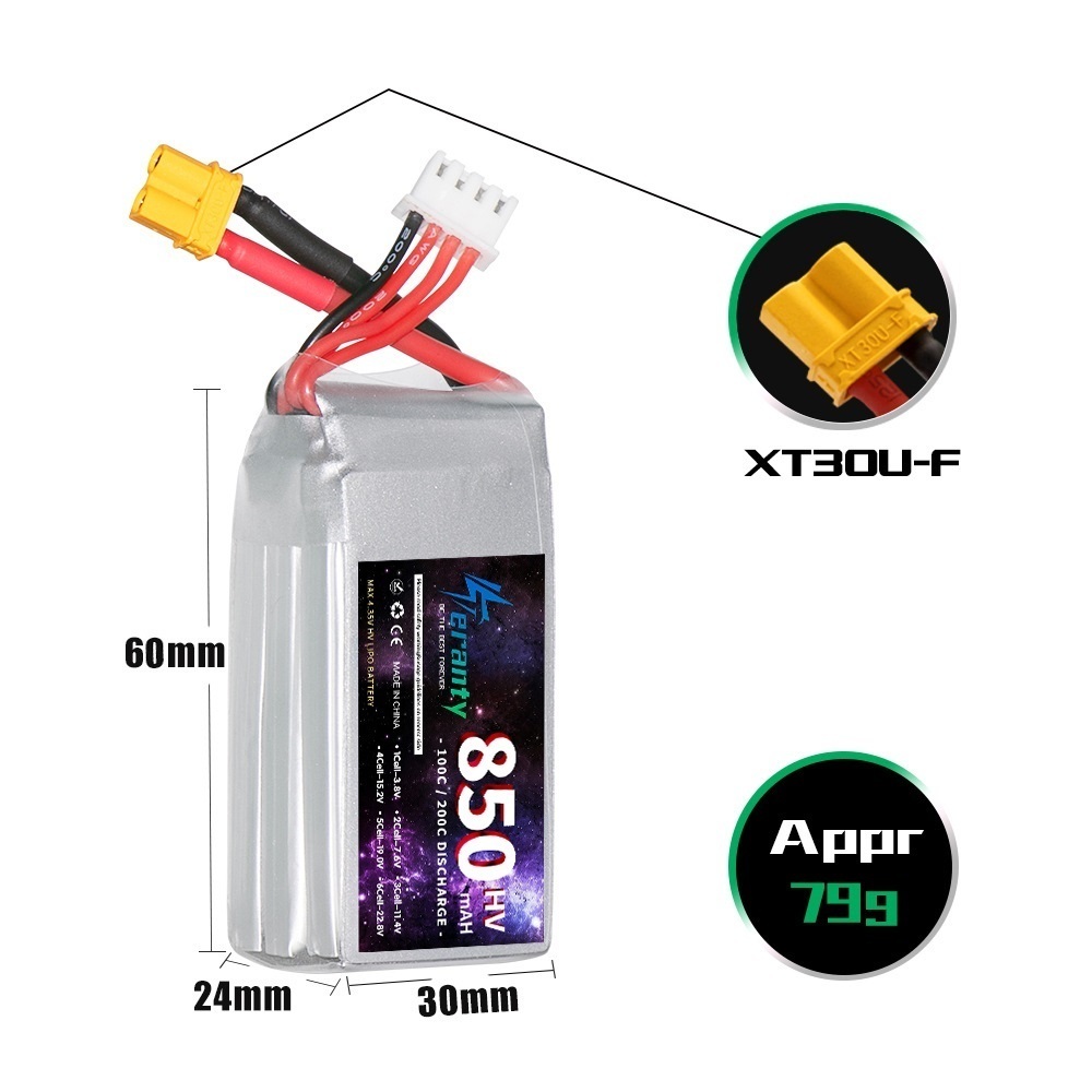 1/2/3PCS TERANTY 3S 11.4V Lipo - Nano Quad Fpv review and price